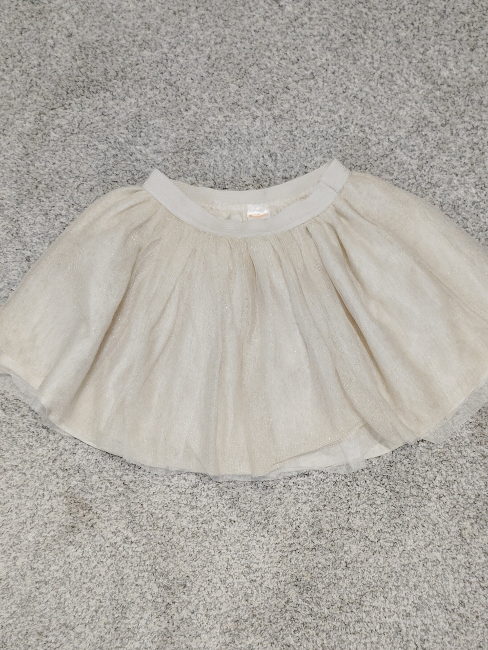Gymboree Cream Tulle Circle Tutu Skirt
